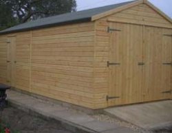Как построить деревянный гараж 