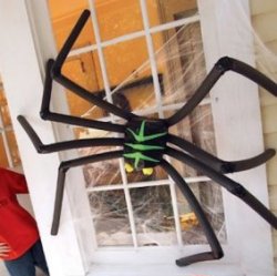 Делаем паука на Хэллоуин 