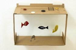 Как сделать картонный аквариум