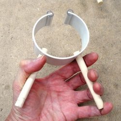 Как сделать щипцы из пластиковой трубы 